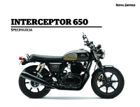 Roya enfield interceptor - Technicka specifikacia 2024 SK